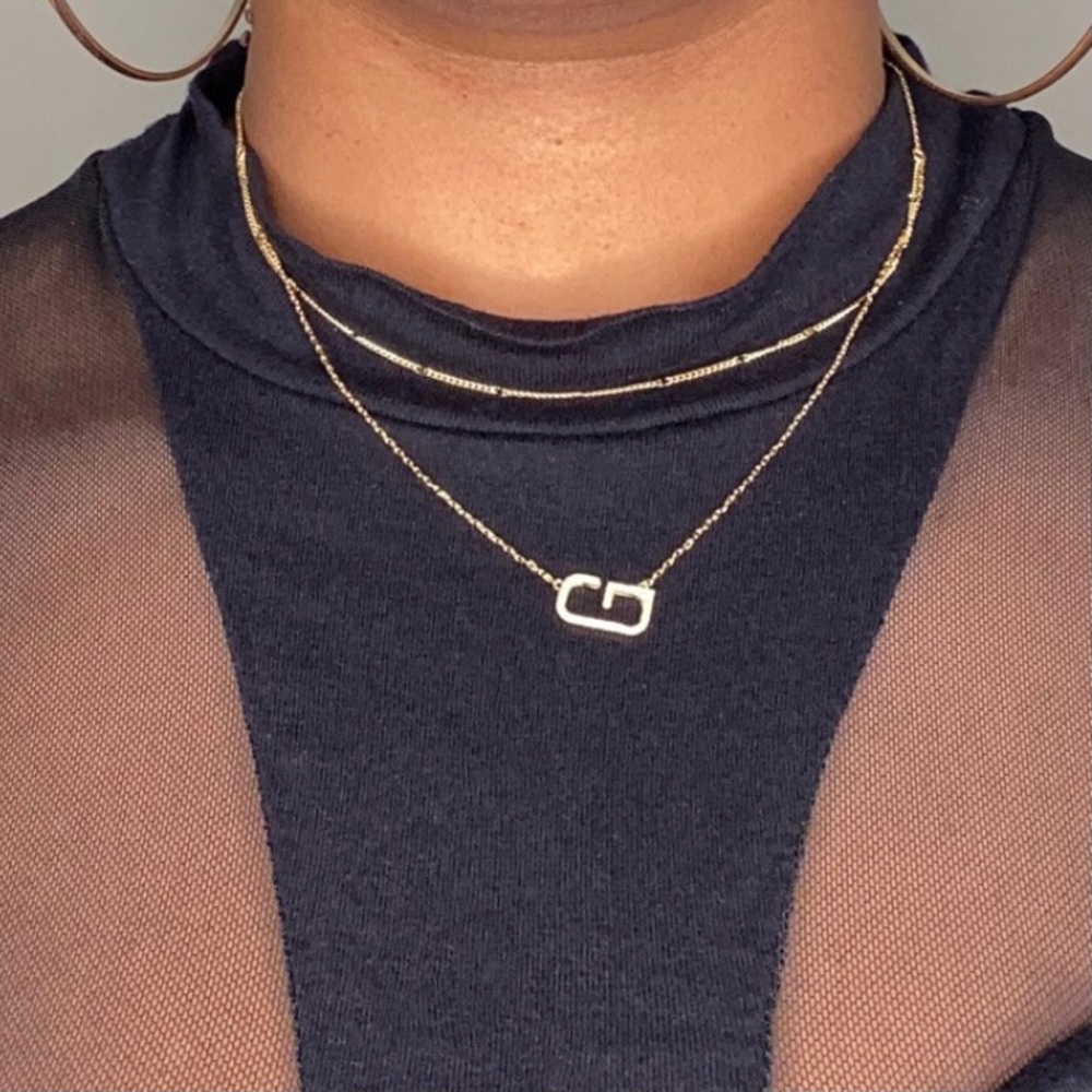 ‼️Trendy Initial “G” Gold Initial Necklaces
